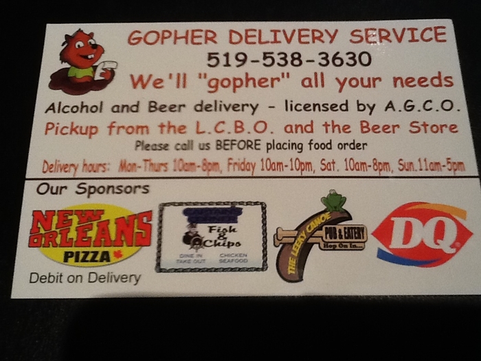 Gopher Delivery Service