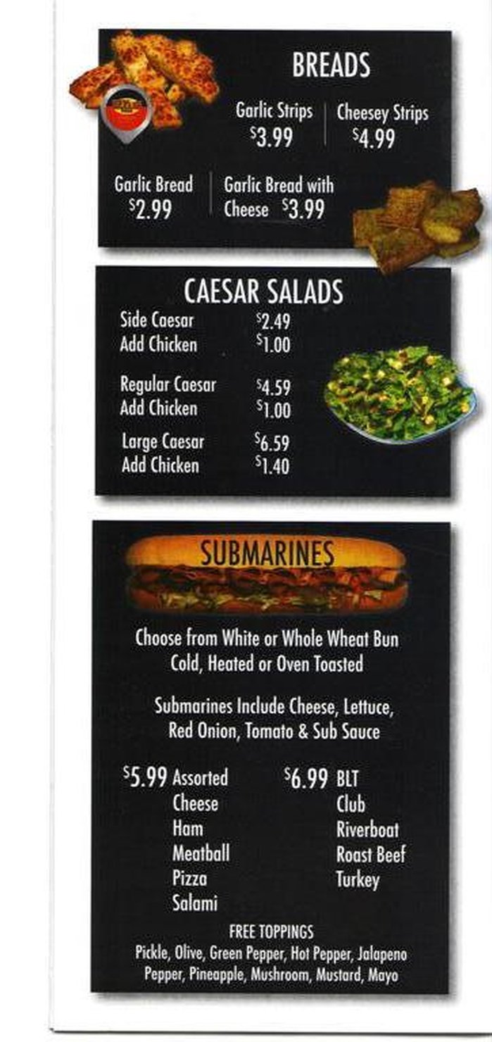 New orleans on sale pizza menu