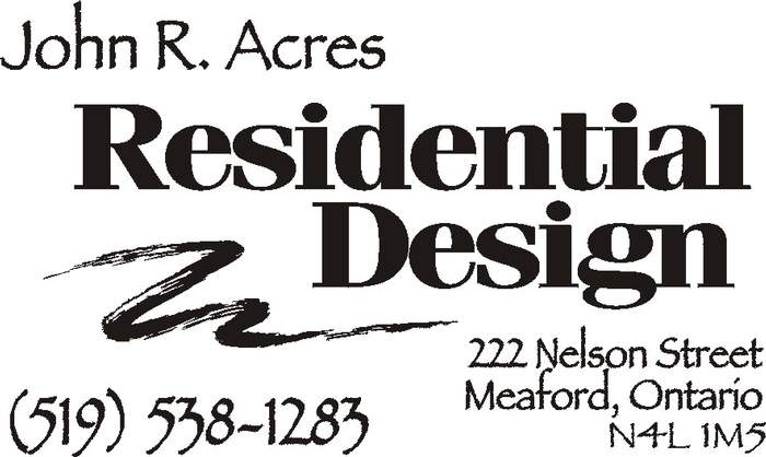John R. Acres, Residential Design